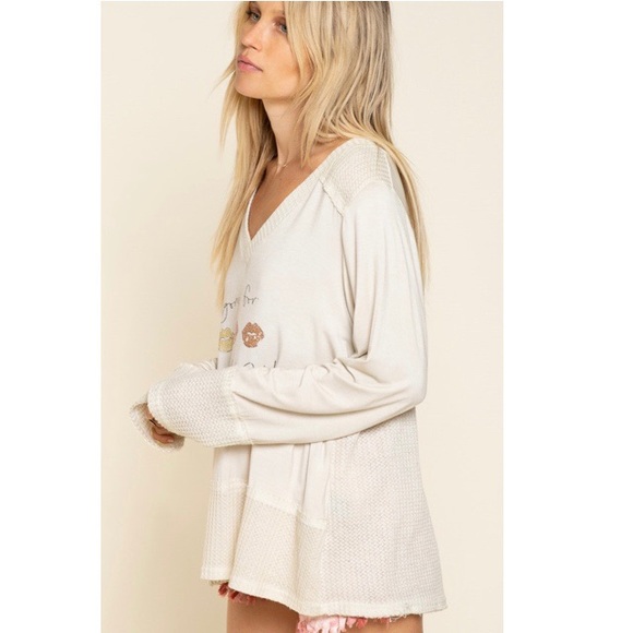 NWT POL Graphic Long Sleeve Tee - Picture 6 of 11